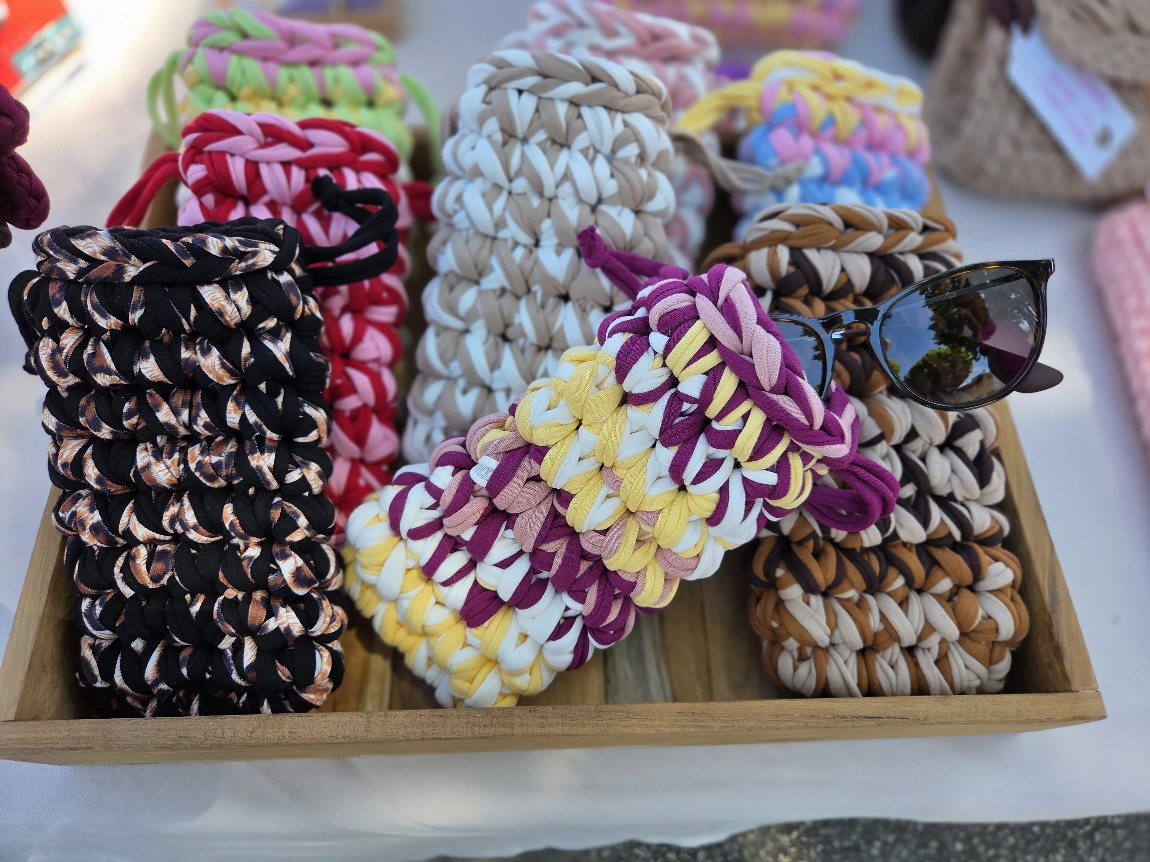 Étui à lunettes au crochet